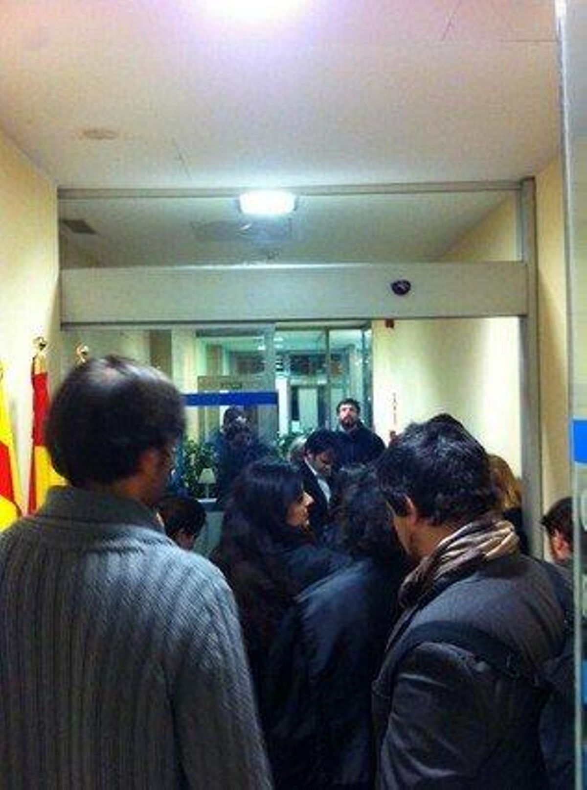 Entrada de los abogados en la sede del PP. Entrada de los abogados en la sede del PP.