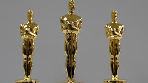 Estatuillas de los premios Oscar, en Nueva York.