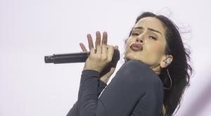 Rosalía durante su actuación en el Primavera Sound.