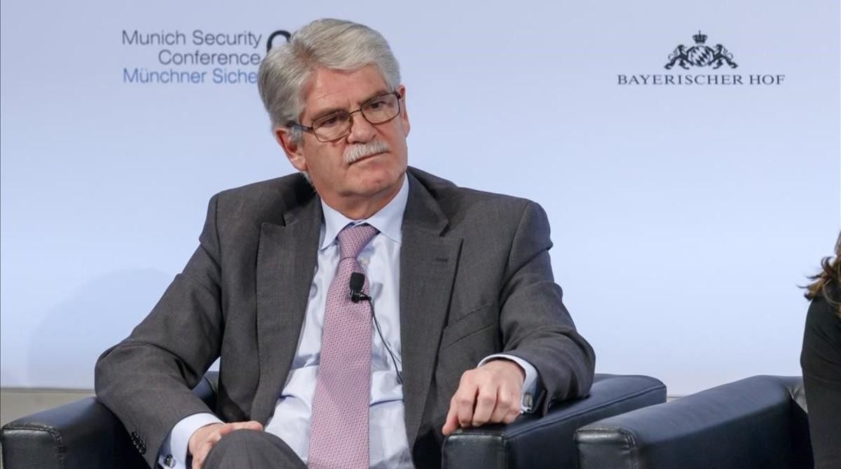 El ministro de Exteriores, Alfonso Dastis, el pasado día 16 en Múnich. El ministro de Exteriores, Alfonso Dastis, el pasado día 16 en Múnich.