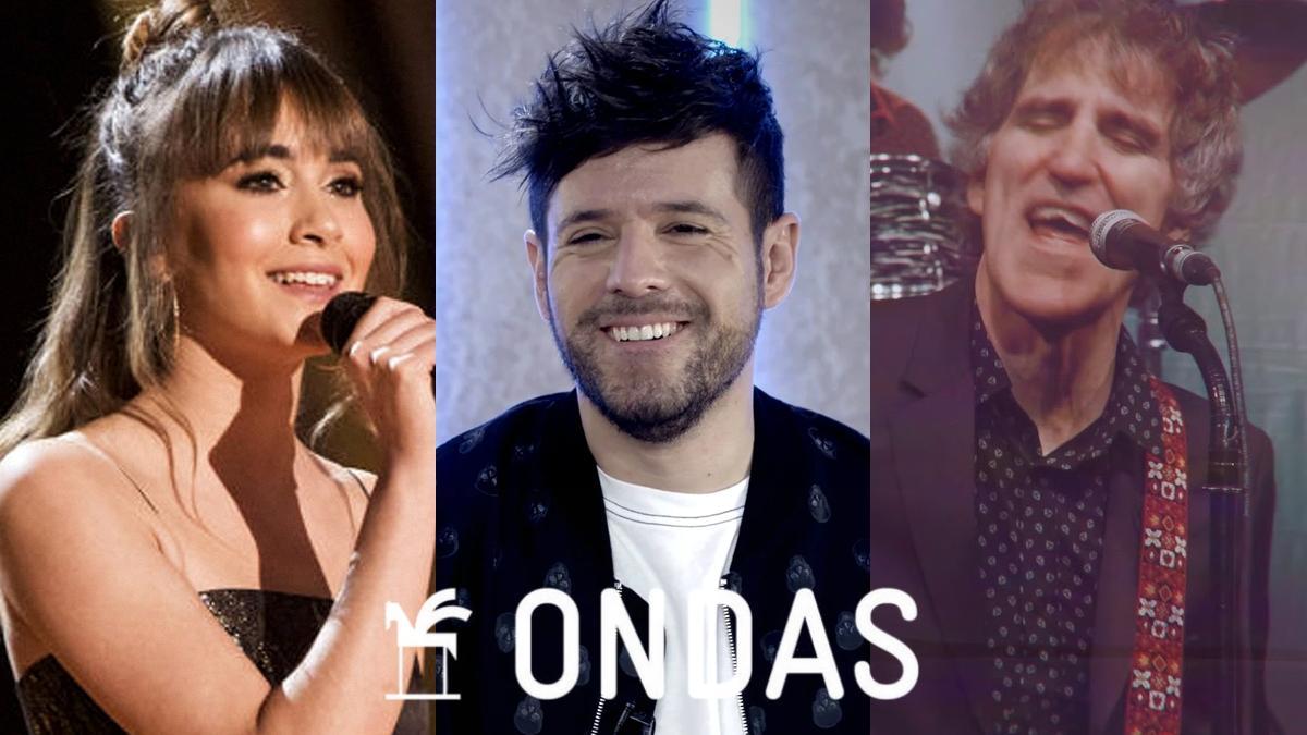 Aitana, Pablo López y Mikel Erentxun, premiados con el Premio Ondas 2021 en la categoría de música