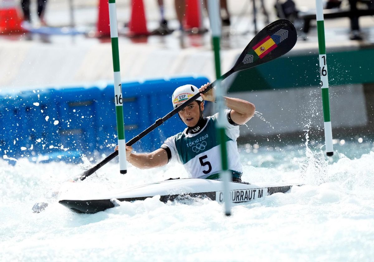 Maialen Chourraut, camino de la medalla de plata. Maialen Chourraut, camino de la medalla de plata.