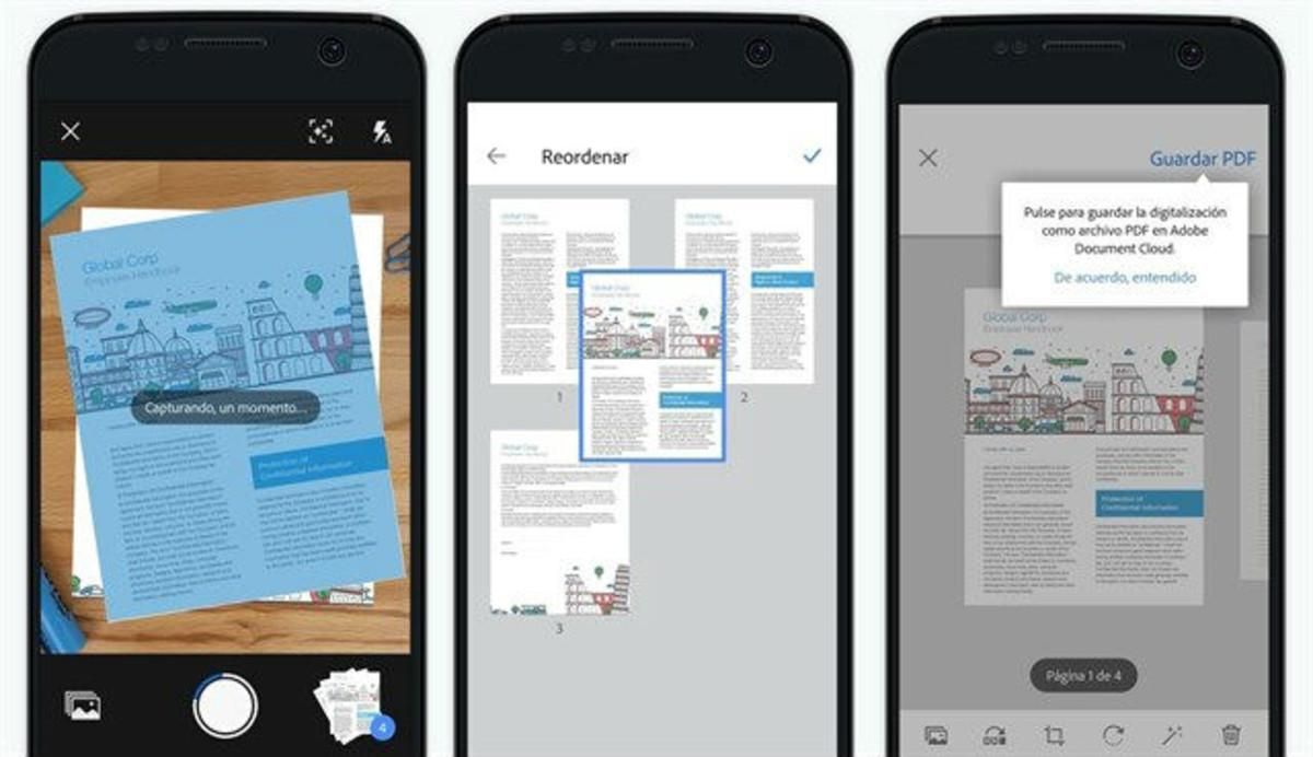 Así funciona Scan, la ’app’ para escanear imágenes y documentos desde el ’smartphone’. Así funciona Scan, la ’app’ para escanear imágenes y documentos desde el ’smartphone’.