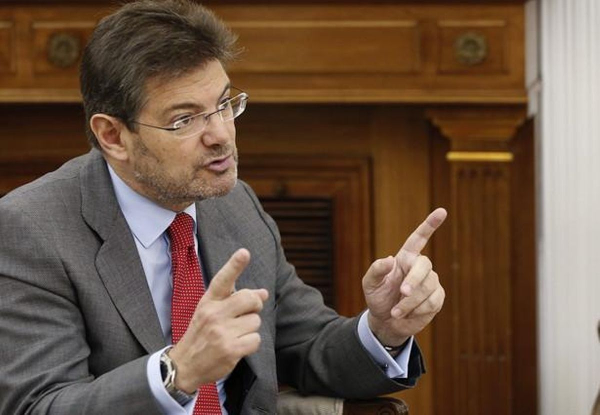 El ministro de Justicia, Rafael Catalá. El ministro de Justicia, Rafael Catalá.