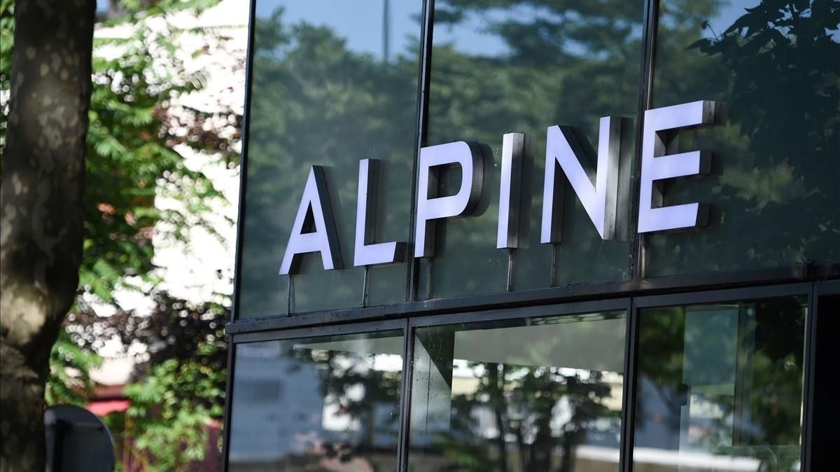 El logo de Alpine, el nuevo nombre para la F-1 de Renault. El logo de Alpine, el nuevo nombre para la F-1 de Renault.