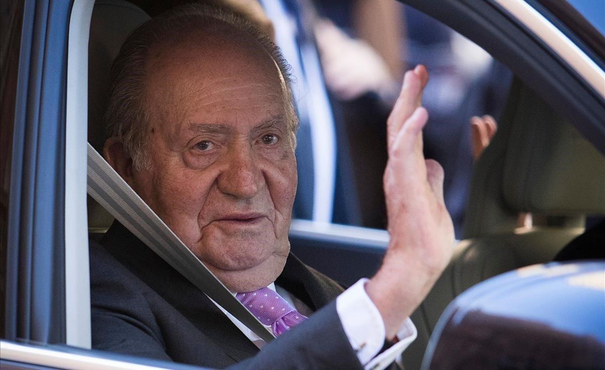 El rey emérito, Juan Carlos I. El rey emérito, Juan Carlos I.