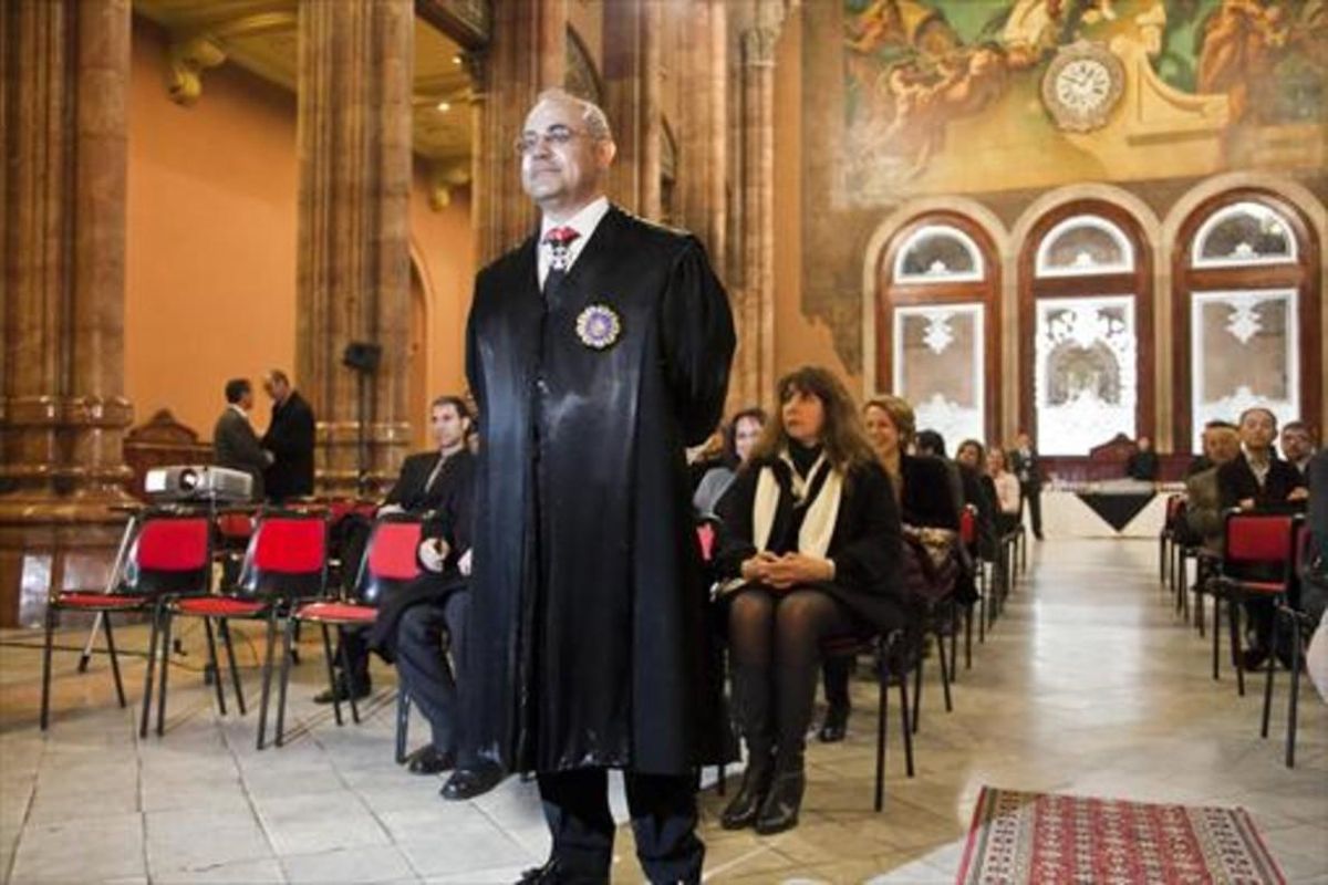 Pablo Llarena, el 2 de febrero del 2011, al asumir la presidencia de la Audiencia de Barcelona, su destino antes del Tribunal Supremo. Pablo Llarena, el 2 de febrero del 2011, al asumir la presidencia de la Audiencia de Barcelona, su destino antes del Tribunal Supremo.