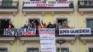 La Casa Orsola treu al carrer la seva lluita «contra l’especulació» a l’Eixample