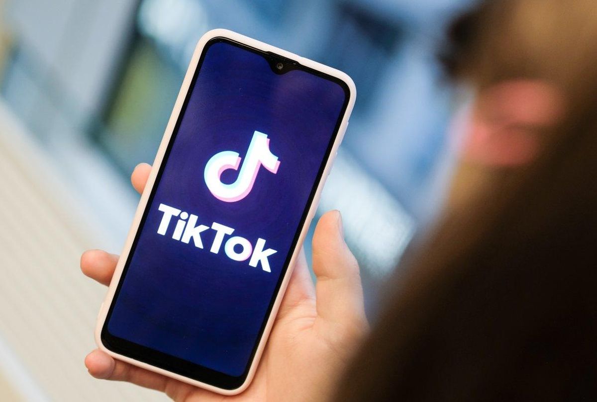 La ’app’ TikTok, en un teléfono móvil. La ’app’ TikTok, en un teléfono móvil.