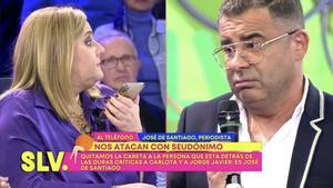 'Sálvame' censura el momento en el que un periodista cuestiona el futuro de Jorge Javier en Mediaset