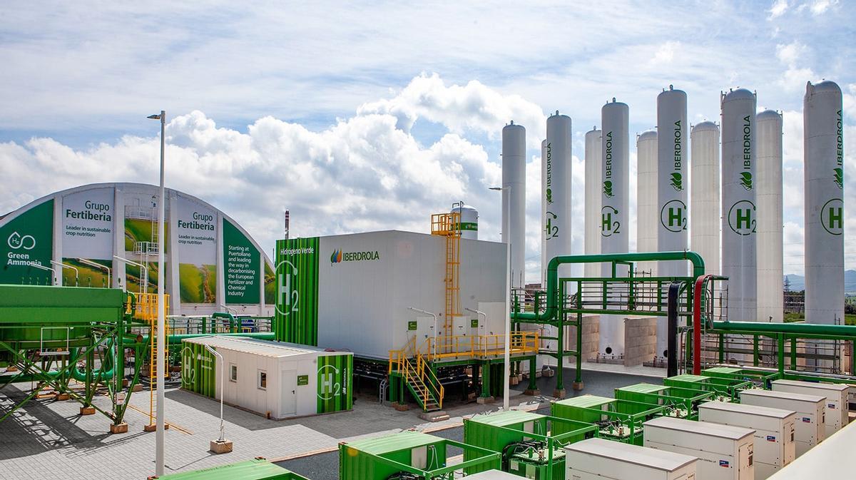 Instalación de hidrógeno verde en España