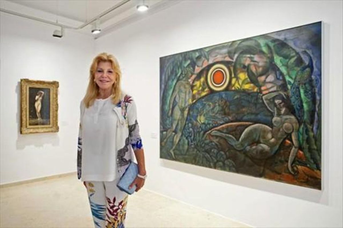 Carmen Thyssen inaugura muestra en Sant Feliu Carmen Thyssen inaugura muestra en Sant Feliu