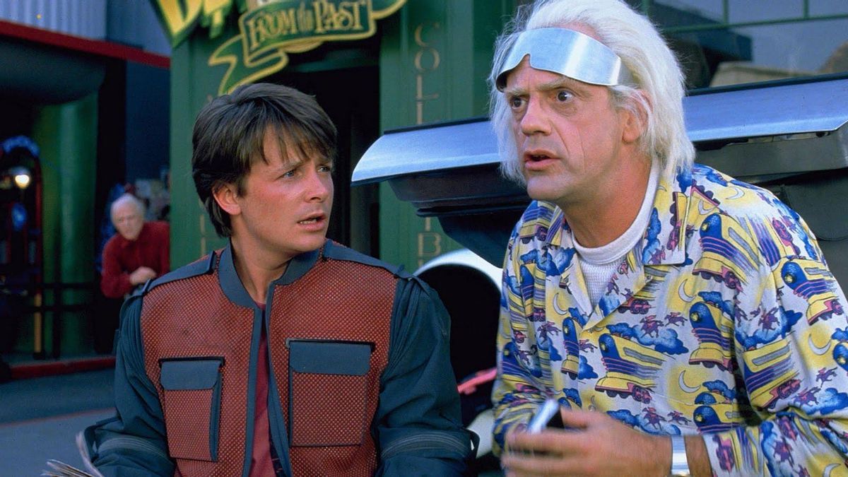 Fotograma de la película ’Regreso al futuro 2’. Fotograma de la película ’Regreso al futuro 2’.