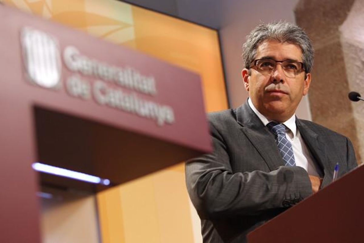El portavoz del Govern, Francesc Homs, en rueda de prensa. El portavoz del Govern, Francesc Homs, en rueda de prensa.