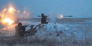 Maniobras militares rusas en el sur de Rostov.