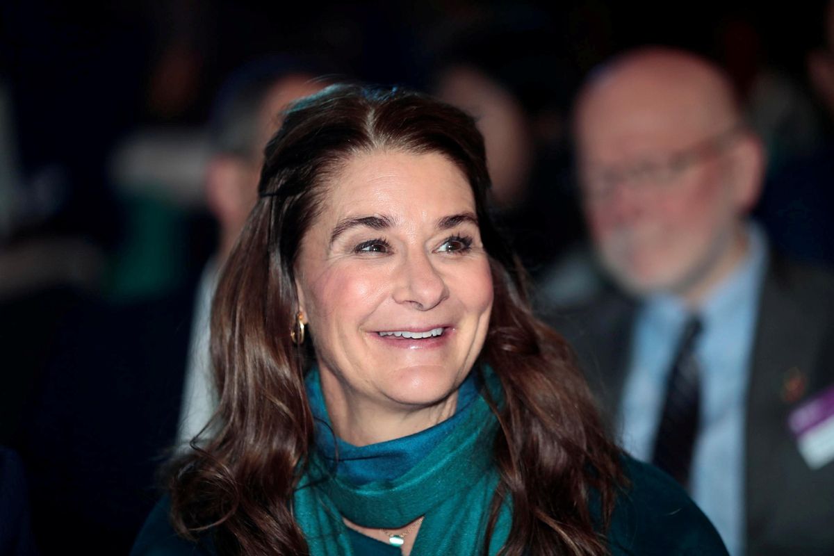 Melinda Gates, en una conferencia sobre salud en Oslo en el 2018. Melinda Gates, en una conferencia sobre salud en Oslo en el 2018.