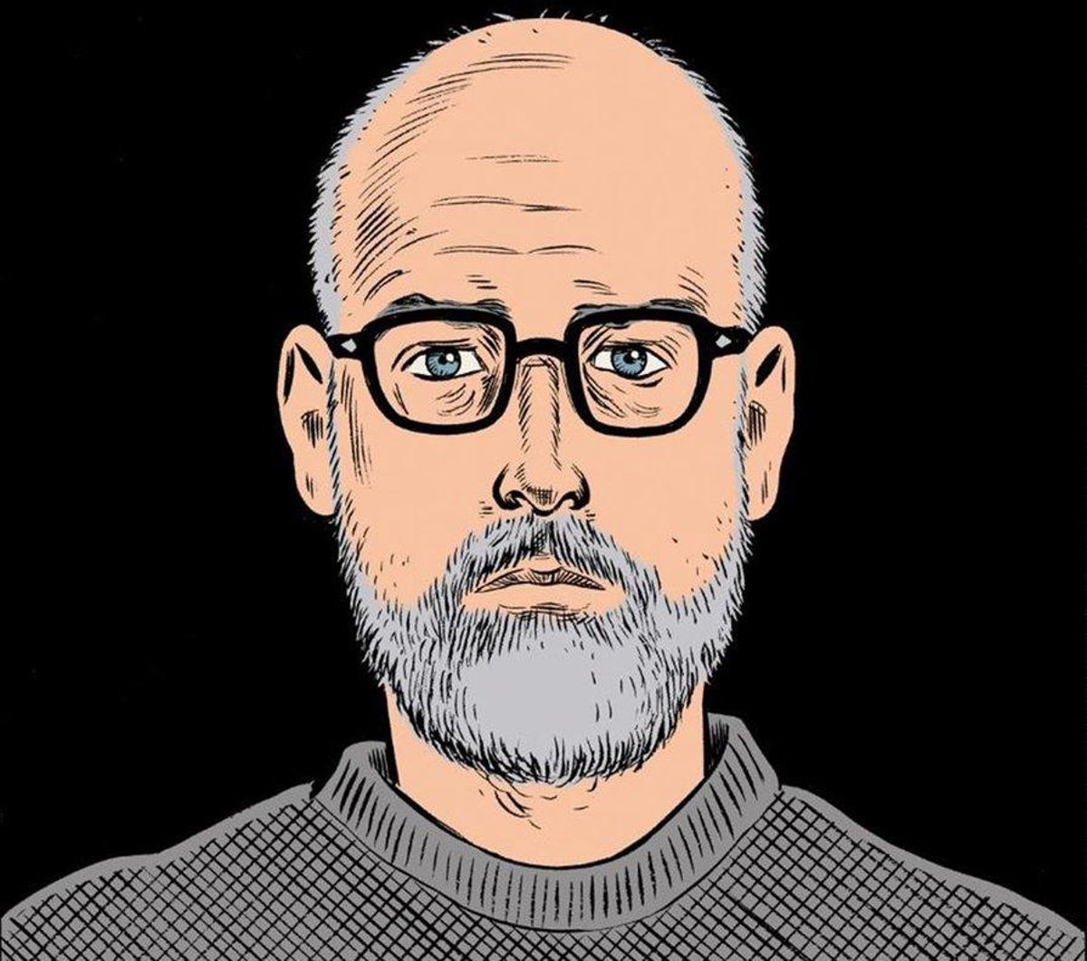 Autorretrato de Daniel Clowes. Autorretrato de Daniel Clowes.