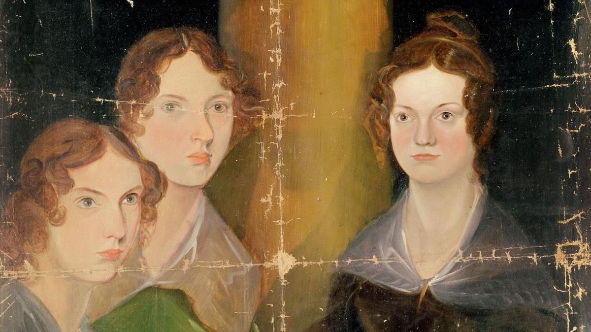 Las hermanas Brontë, pintadas por su hermano Branwell en 1834. Las hermanas Brontë, pintadas por su hermano Branwell en 1834.
