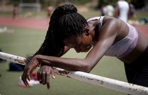 Aauri Bokesa, 12 veces campeona de España de 400 metros.