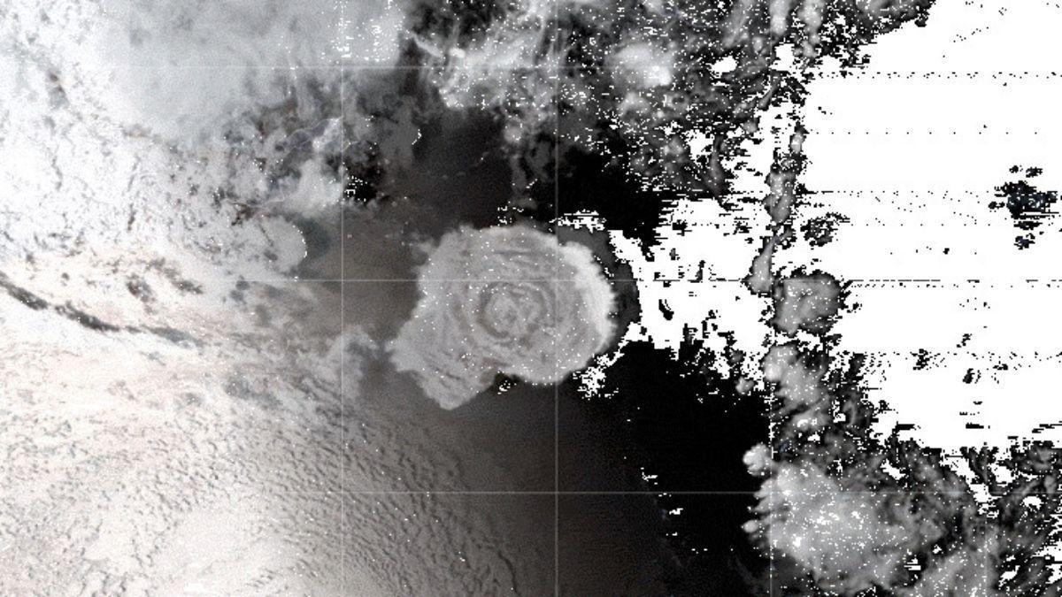 La erupción de Tonga fue un gran estallido global