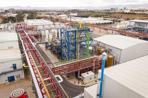 La nueva planta de producción de cloro de Covestro en Tarragona. 