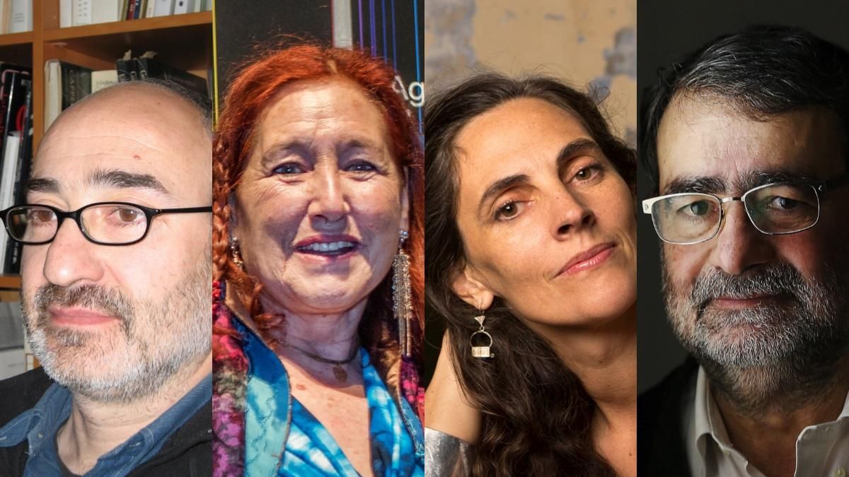 De izquierda a derecha, Pep Agut, Eugènia Balcells, Ana Álvarez-Errecalde y Joan Fontcuberta. De izquierda a derecha, Pep Agut, Eugènia Balcells, Ana Álvarez-Errecalde y Joan Fontcuberta.