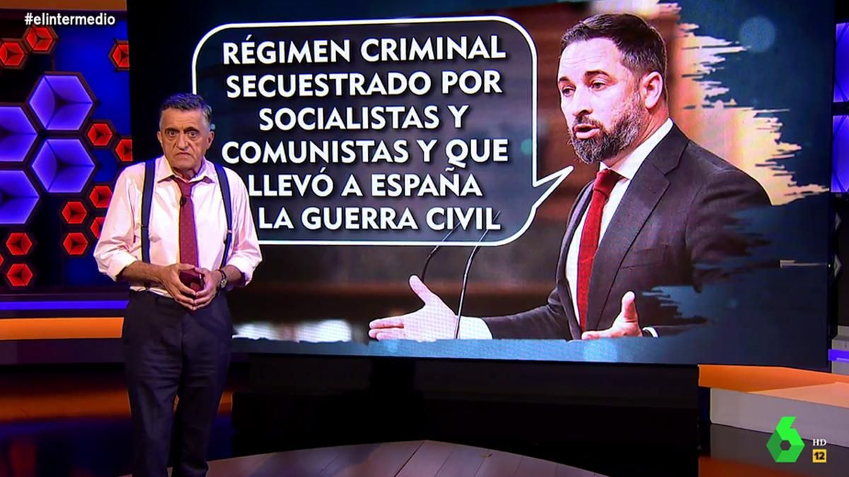 Wyoming, sobre Abascal: "Pinta como un salvador a un dictador sanguinario como Franco" Wyoming, sobre Abascal: "Pinta como un salvador a un dictador sanguinario como Franco"