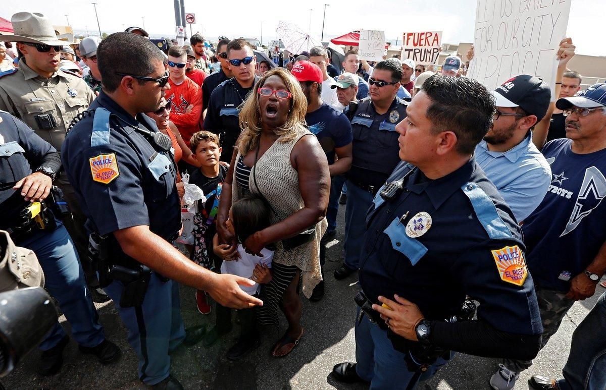 Protestas en El Paso, Texas, en contra de Donald Trump. EFE Protestas en El Paso, Texas, en contra de Donald Trump. EFE