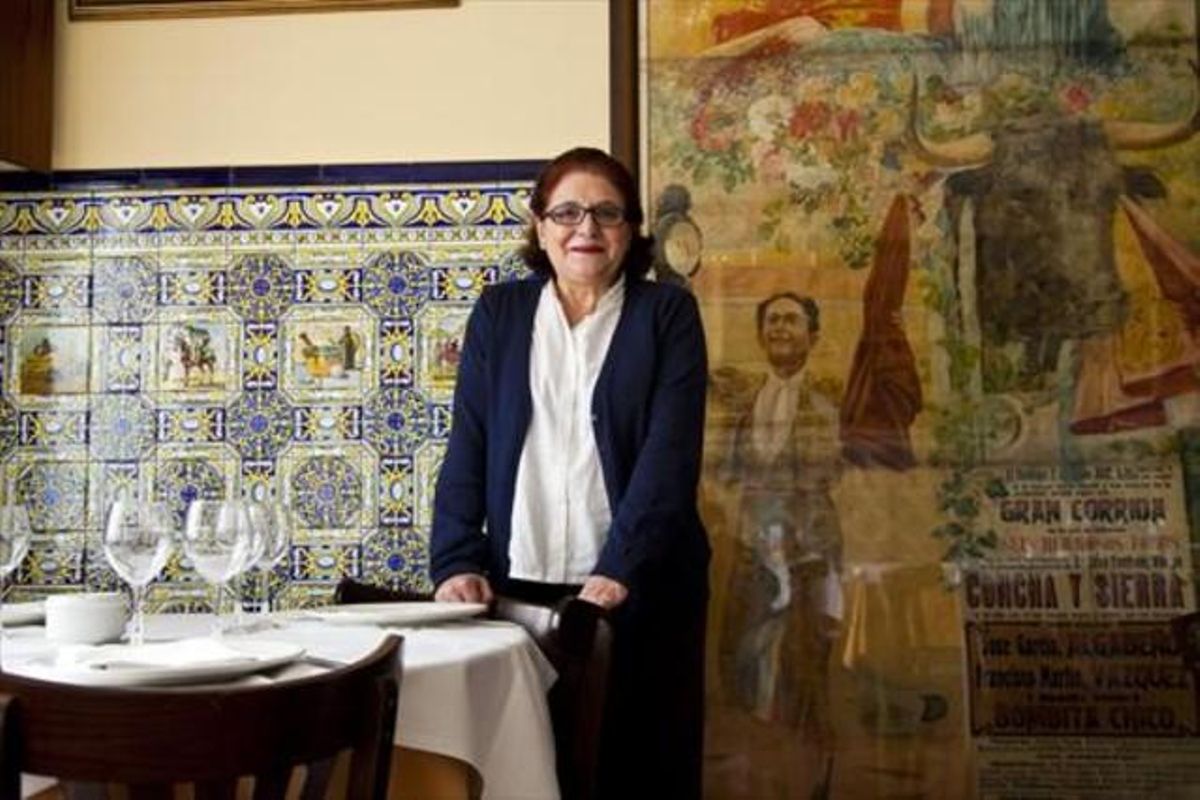 La restauradora Rosa Gil, en Casa Leopoldo, en una imagen del 2010. La restauradora Rosa Gil, en Casa Leopoldo, en una imagen del 2010.