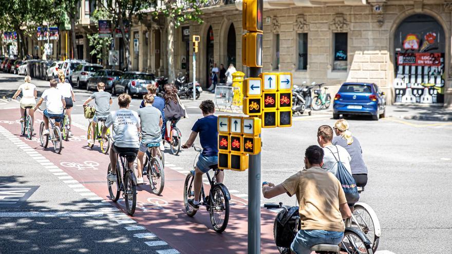 circulando en bicicleta barcelona