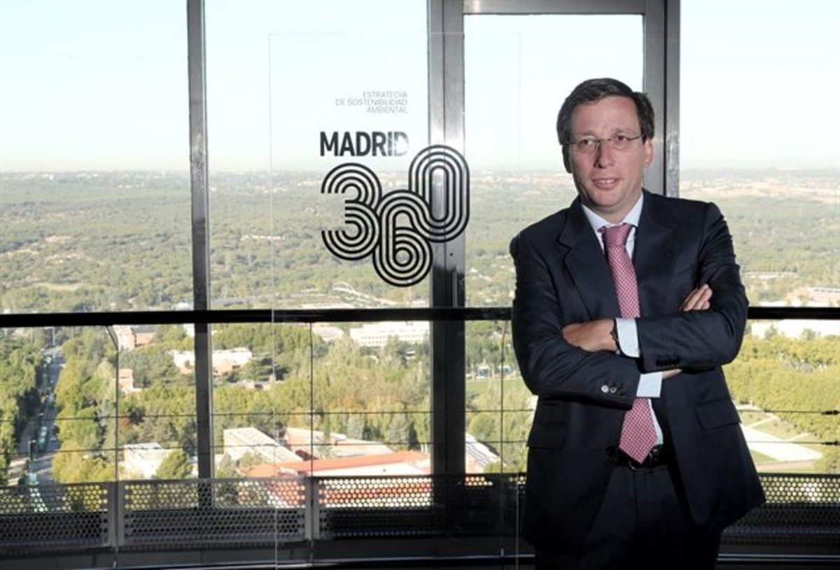 El alcalde de Madrid, José Luis Martínez-Almeida presentando su plan de Madrid 360. El alcalde de Madrid, José Luis Martínez-Almeida presentando su plan de Madrid 360.