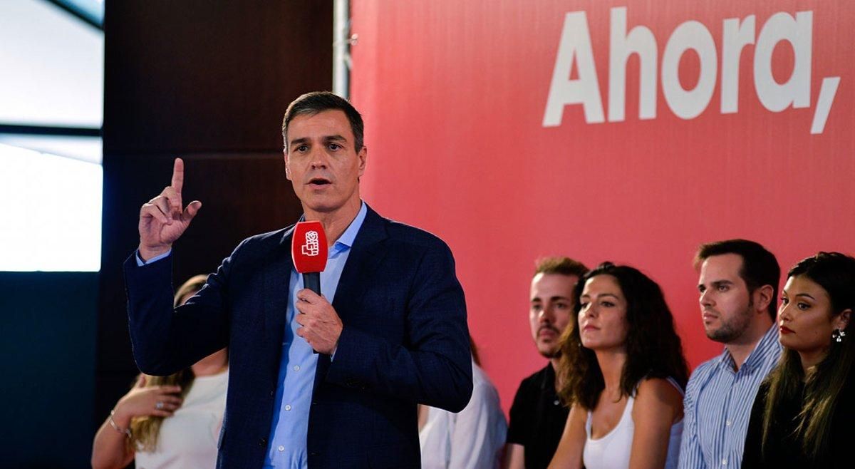 Pedro Sánchez, durante un mitin en Jaén a principios de octubre. Pedro Sánchez, durante un mitin en Jaén a principios de octubre.