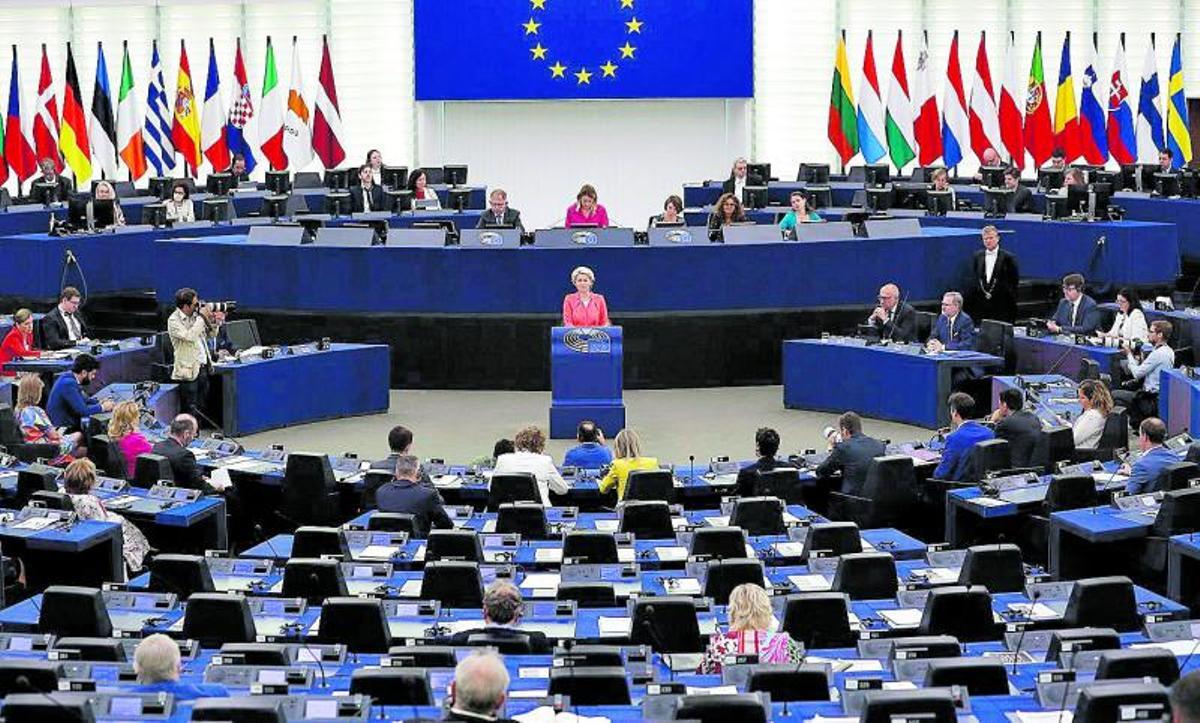 Pleno del Parlamento Europeo en Estrasburgo Silvia Martínez