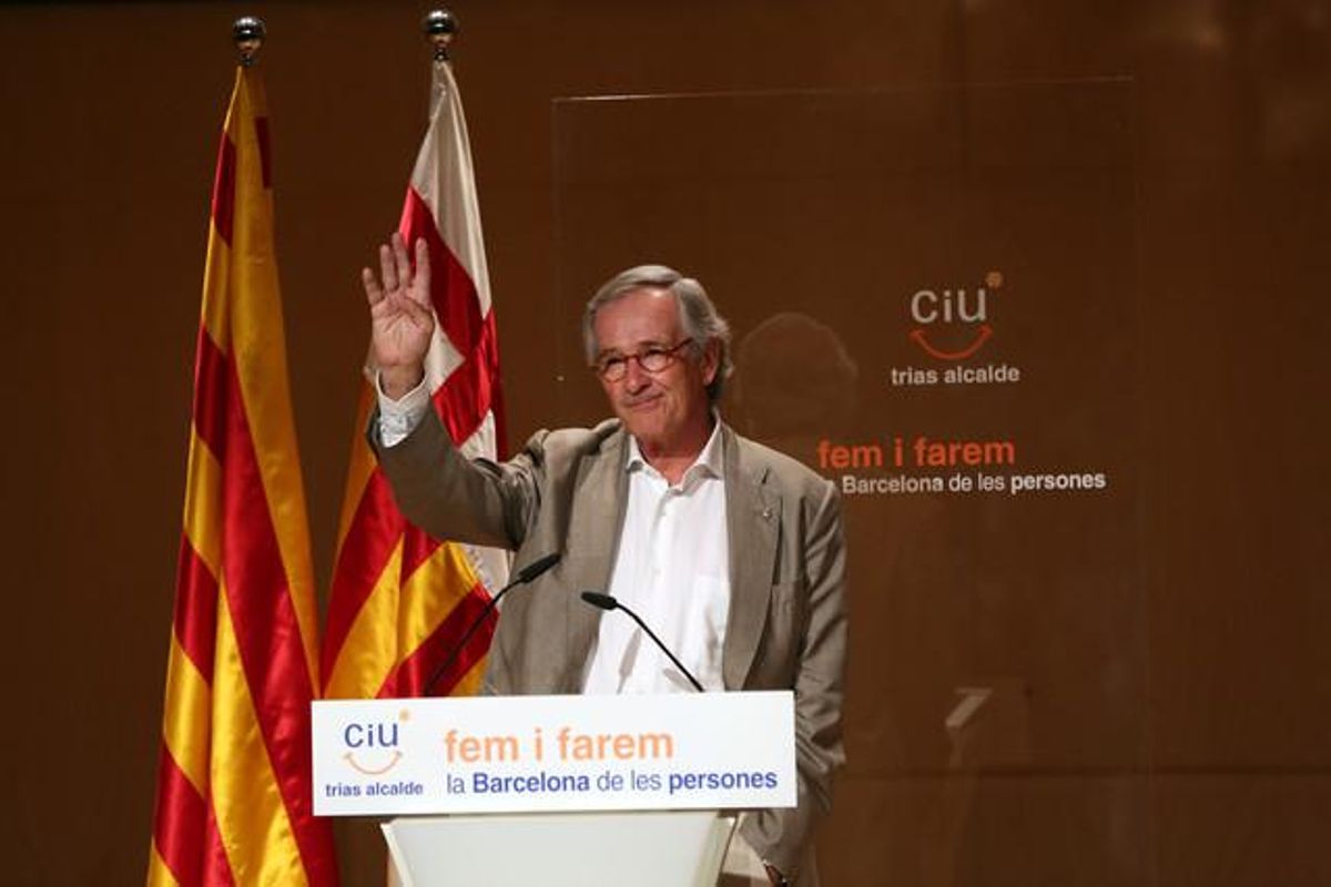 El alcalde de Barcelona, Xavier Trias. El alcalde de Barcelona, Xavier Trias.