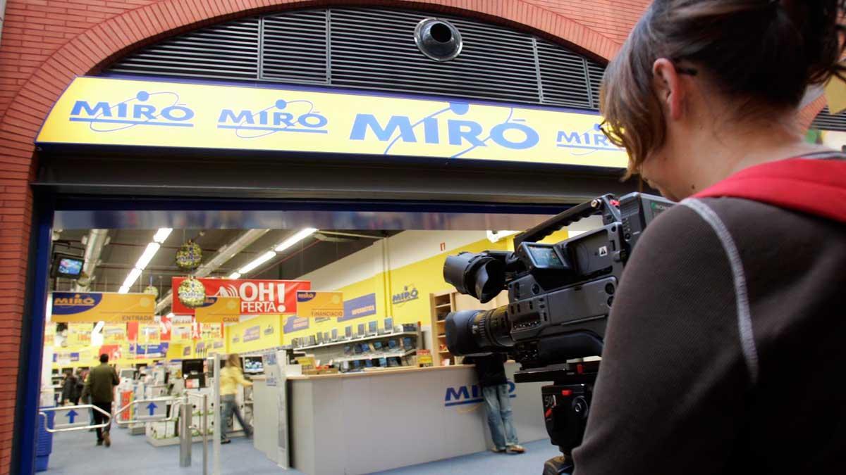 Una tienda Miró en Girona.