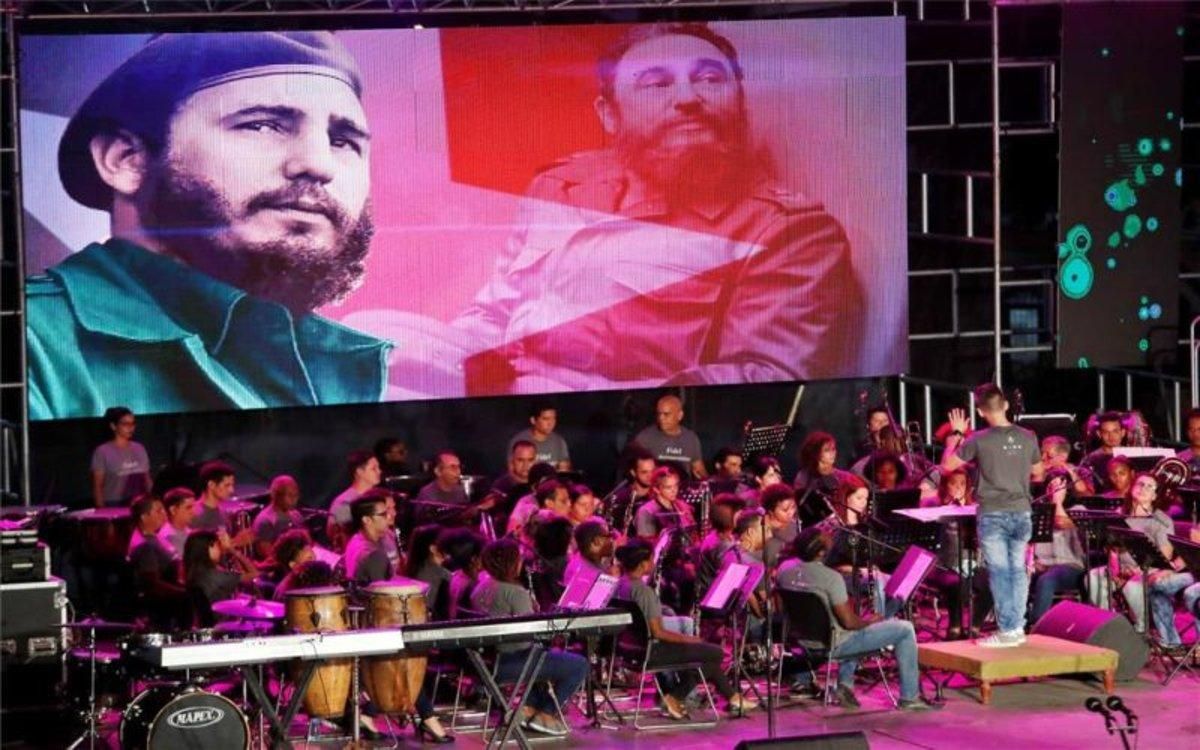 Homenajes a Fidel Castro en la Habana, Cuba. Homenajes a Fidel Castro en la Habana, Cuba.