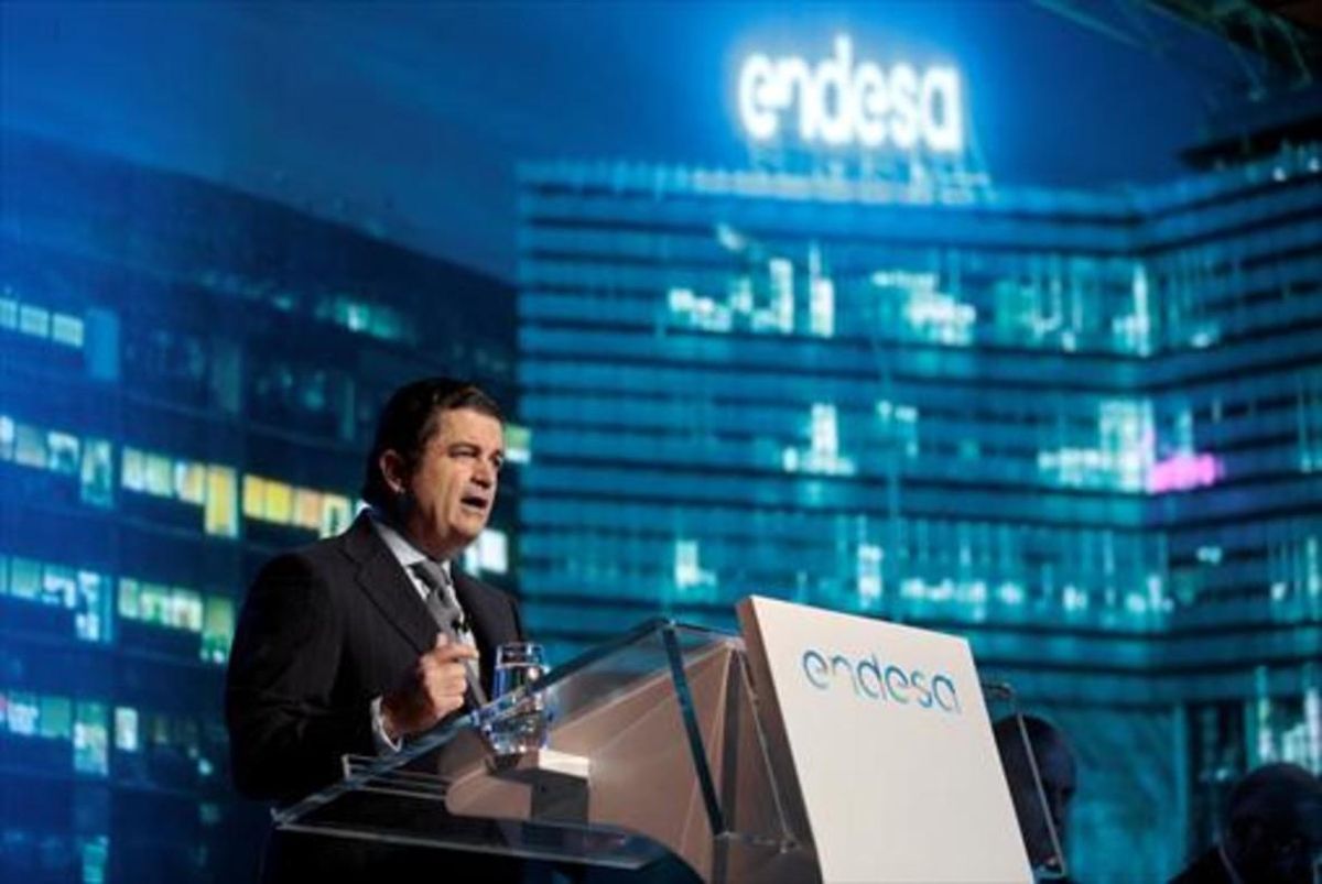Borja Prado, presidente de Endesa, en la junta de accionistas. Borja Prado, presidente de Endesa, en la junta de accionistas.