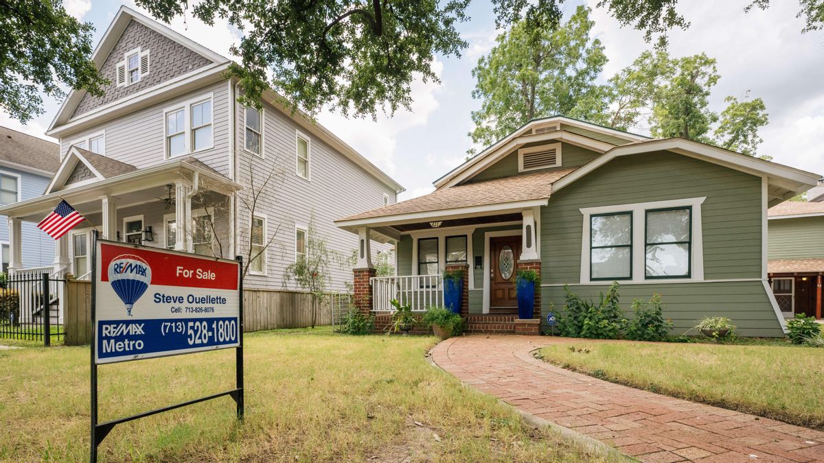 Una vivienda en venta en la ciudad de Houston, Texas, en una imagen del pasado 12 de agosto. Una vivienda en venta en la ciudad de Houston, Texas, en una imagen del pasado 12 de agosto.