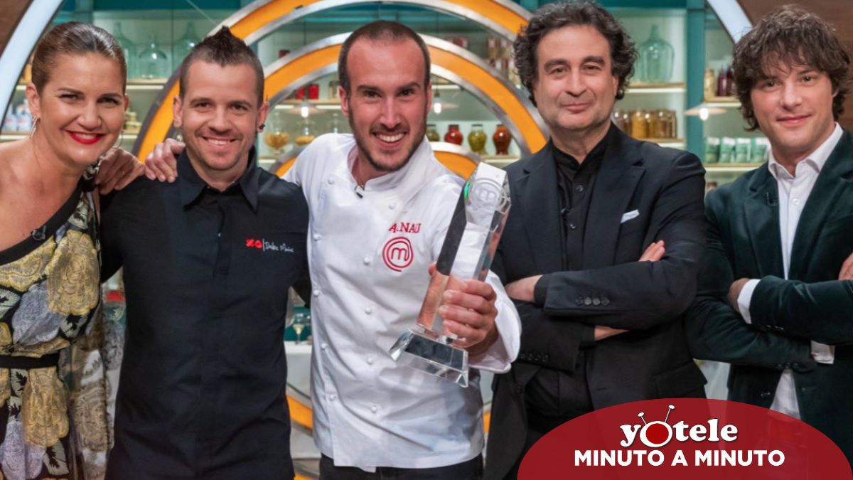 Arnau, ganador de ’Masterchef 9’, junto al Samantha Vallejo-Nágera, Dabiz Muñoz, Pepe Rodríguez y Jordi Cruz. Arnau, ganador de ’Masterchef 9’, junto al Samantha Vallejo-Nágera, Dabiz Muñoz, Pepe Rodríguez y Jordi Cruz.