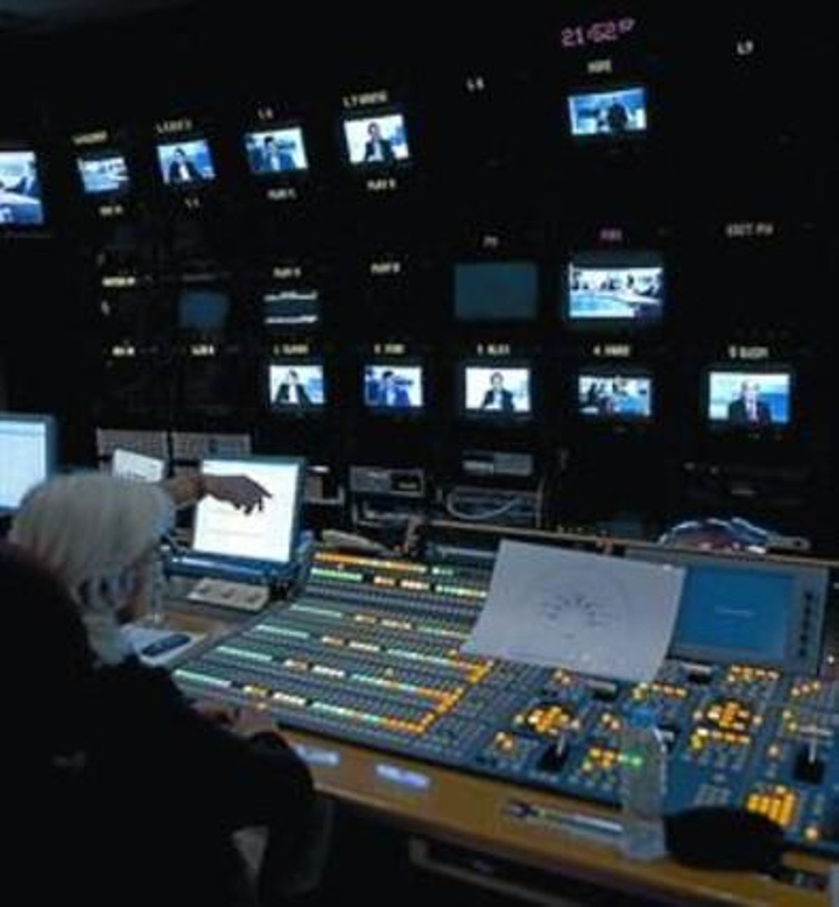 Control de realización de TV-3, en Sant Joan Despí. Control de realización de TV-3, en Sant Joan Despí.