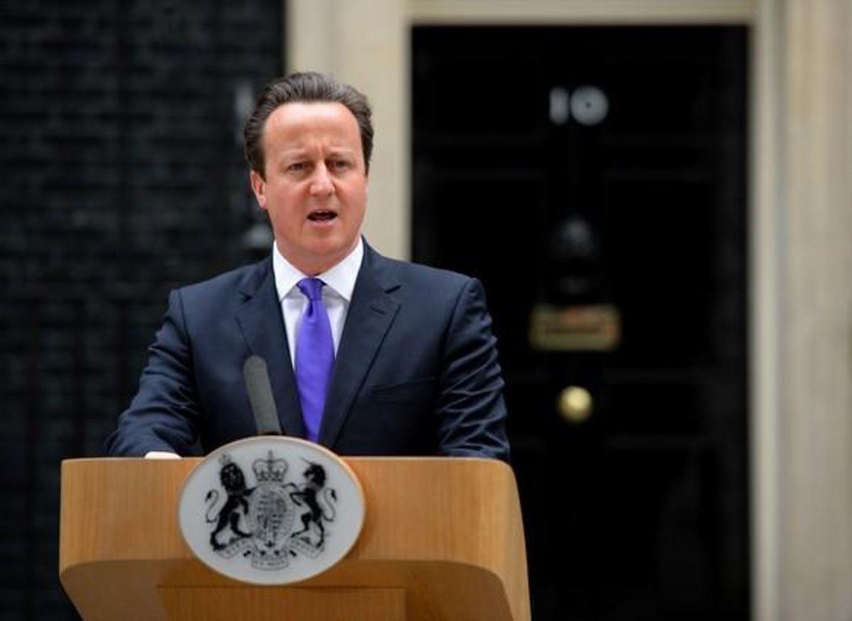 David Cameron, a las puertas de Downing Street, el pasado mayo. AFP / LEON NEAL David Cameron, a las puertas de Downing Street, el pasado mayo. AFP / LEON NEAL