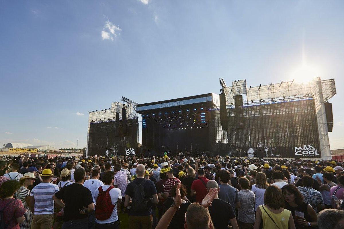 Uno de los escenarios del festival Mad Cool 2018. Uno de los escenarios del festival Mad Cool 2018.