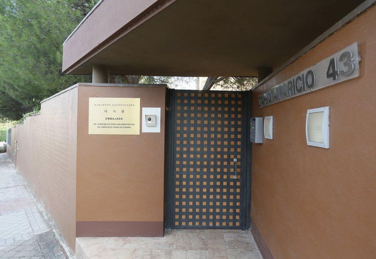 Embajada de Corea del Norte en Madrid. Embajada de Corea del Norte en Madrid.
