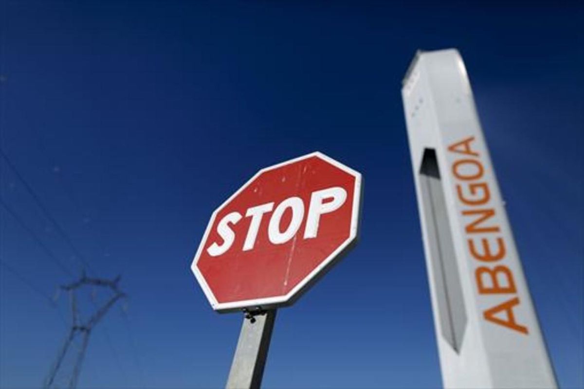 Planta de Abengoa en Sevilla. Planta de Abengoa en Sevilla.
