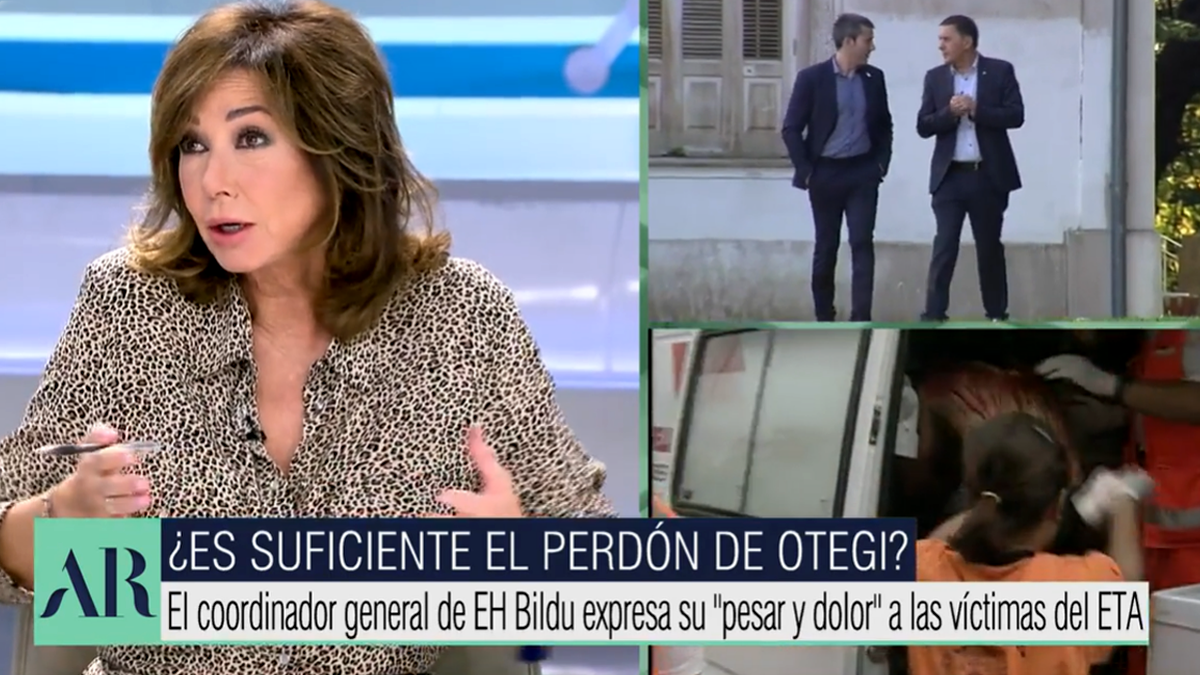 Ana Rosa, després de les paraules d’Otegi a les víctimes d’ETA: «No hi ha gaire cosa per celebrar» Ana Rosa, després de les paraules d’Otegi a les víctimes d’ETA: «No hi ha gaire cosa per celebrar»