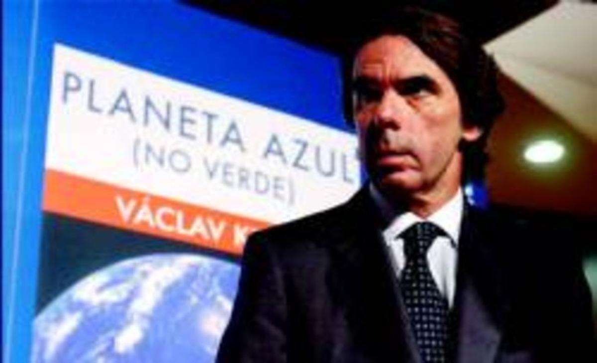 Aznar tacha el cambio climático de "nueva religión" inquisitorial