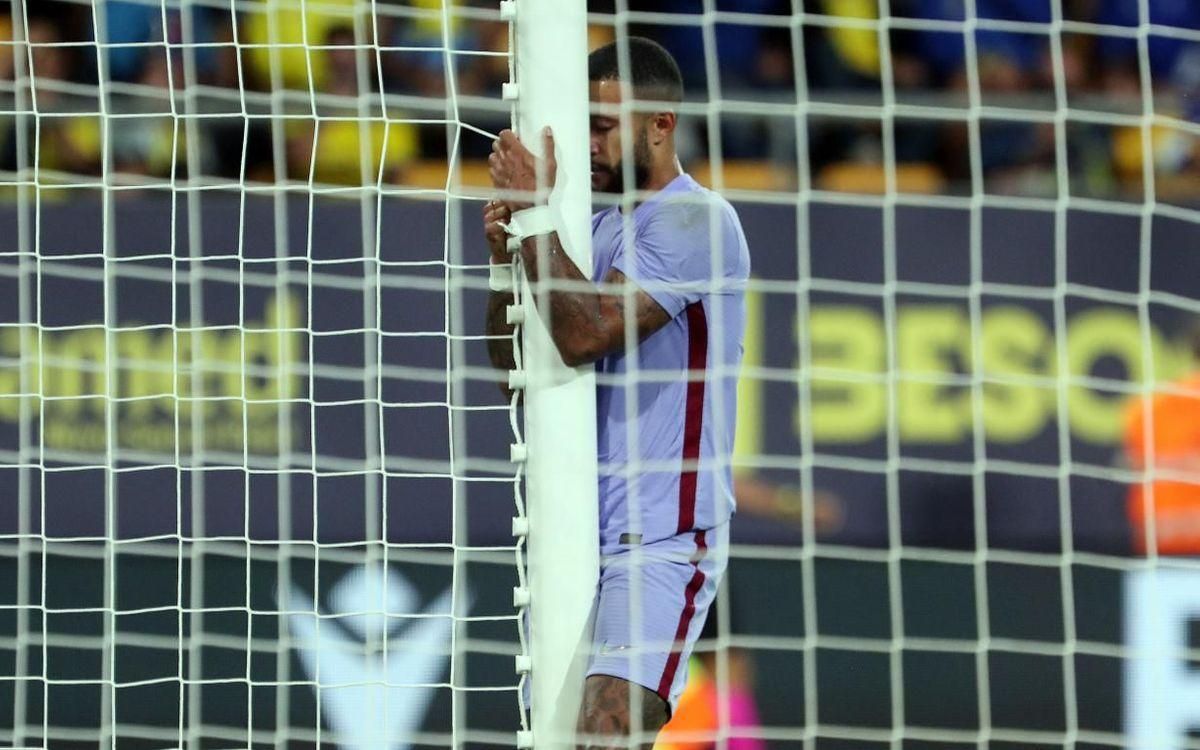 Memphis lamenta su error en el tiempo añadido en el Cádiz-Barça. Memphis lamenta su error en el tiempo añadido en el Cádiz-Barça.