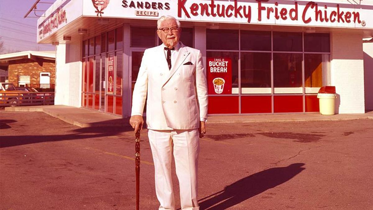 Harland David Sanders, el fundador de Kentucky Fried Chicken. Harland David Sanders, el fundador de Kentucky Fried Chicken.