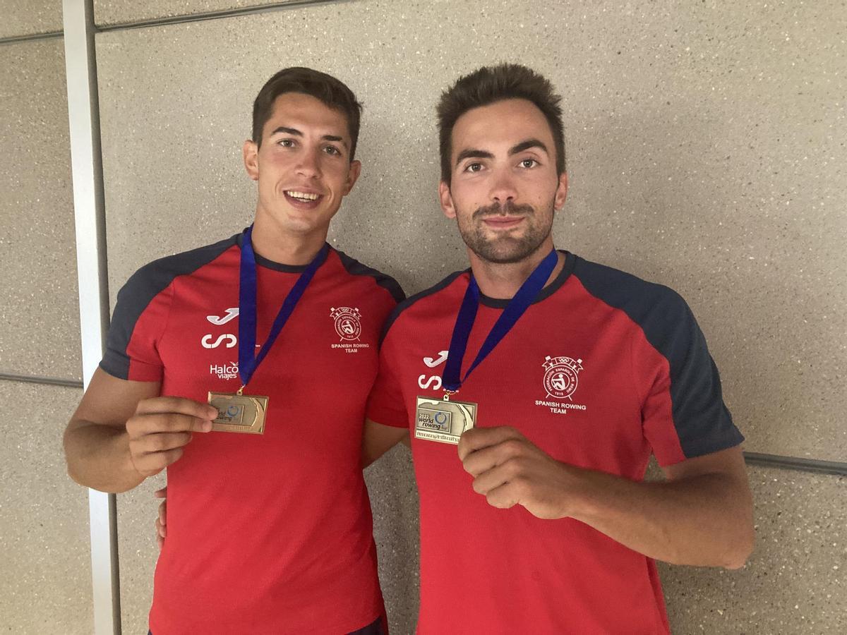 Rodrigo Conde y Aleix García conquistan la plata en remo en el Europeo de Múnich