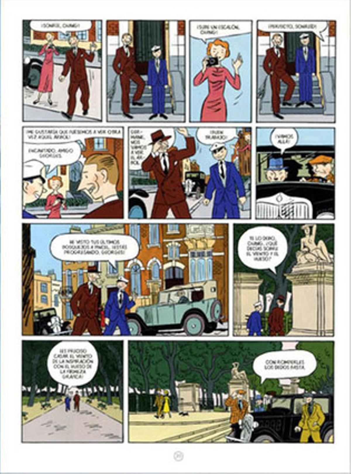 La biografía en cómic del creador de Tintín llega a España
